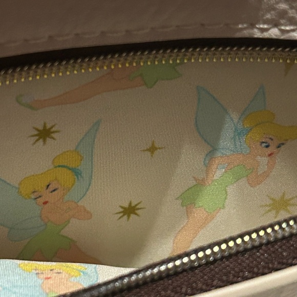 Loungefly Disney Peter Pan Tinker Bell Quilted Wallet - Picture 9 of 15